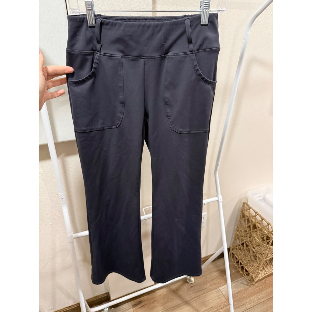 G4Free Womens‎ Black Bootcut Yoga Dress Pants Stretch Work Trousers Size M